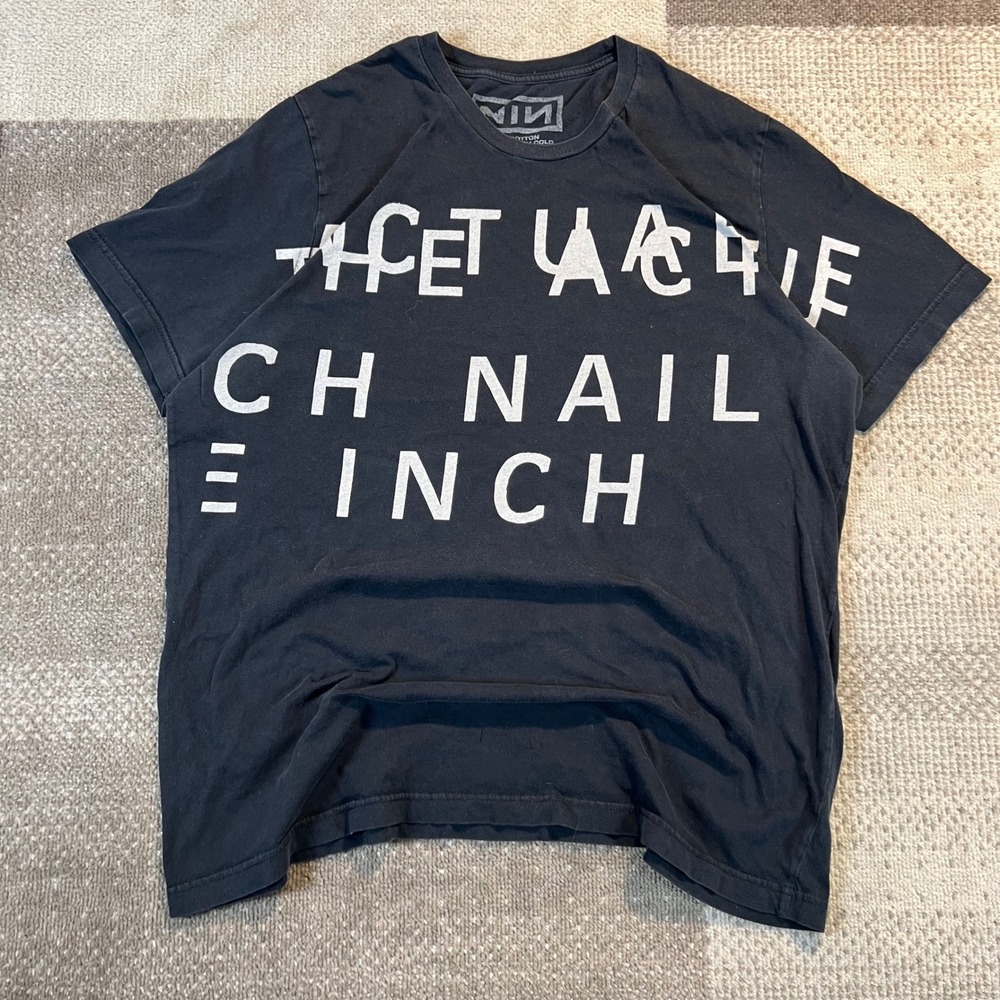 Nine Inch Nails NIN Not The Actual Events Tour Band T-Shirt XL Black RN116012